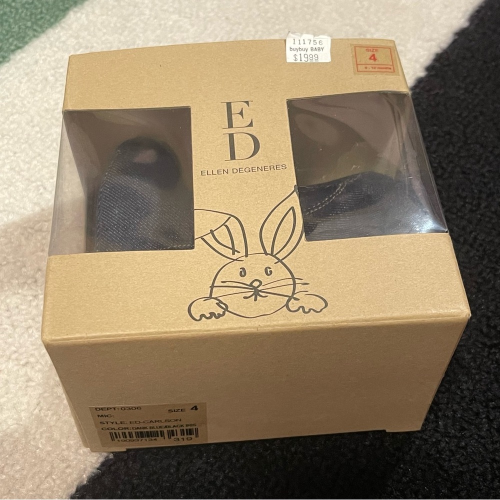 ♥️ 4 ED by Ellen Degeneres Denim Red Love Booties - Picture 3 of 9